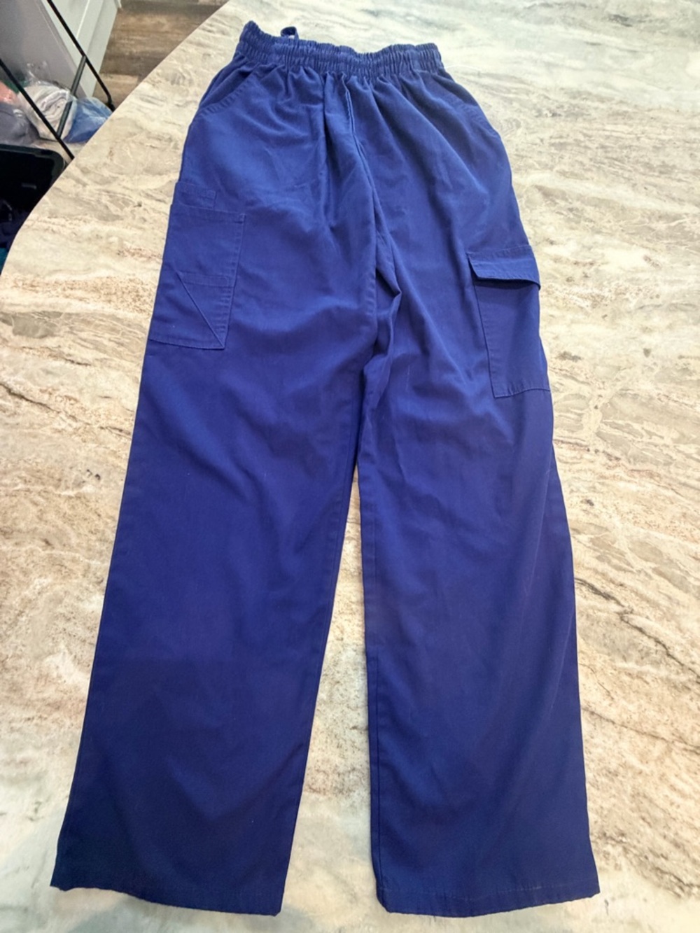 Adar Universal Scrub Pants XS Royal Blue Cargo Medical Work Uniform